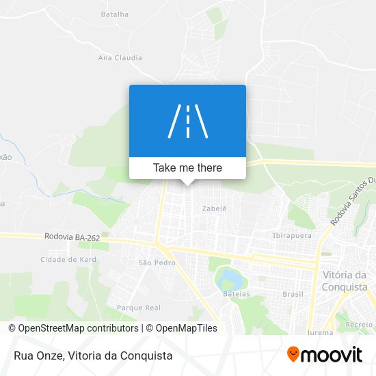 Rua Onze map