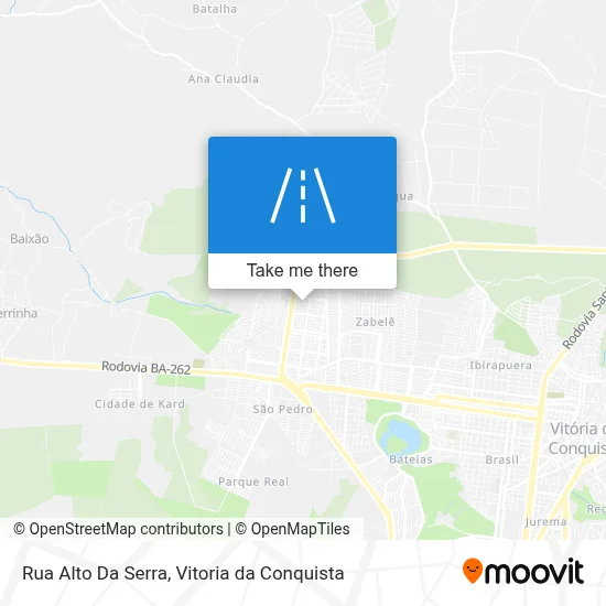 Rua Alto Da Serra map