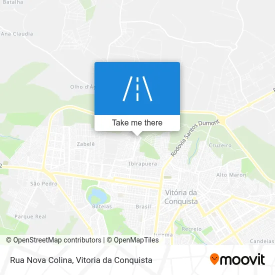 Rua Nova Colina map