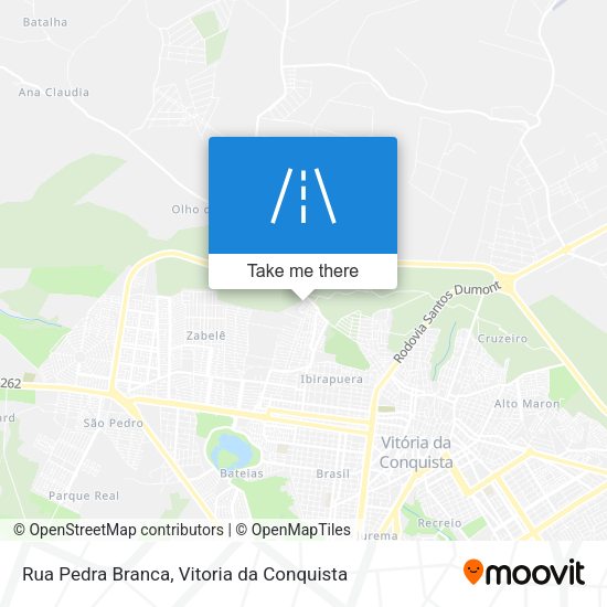 Rua Pedra Branca map