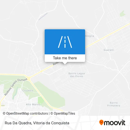 Rua Da Quadra map