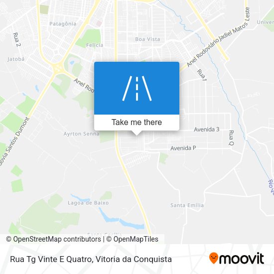Rua Tg Vinte E Quatro map