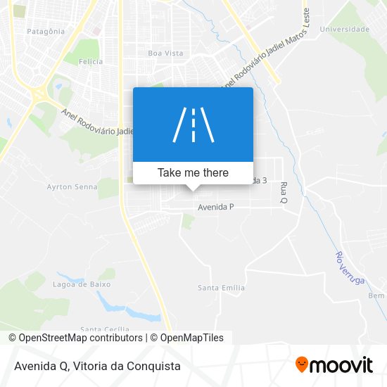 Avenida Q map
