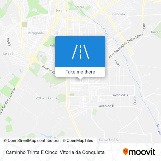 Caminho Trinta E Cinco map
