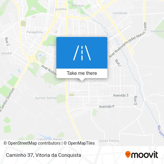 Caminho 37 map