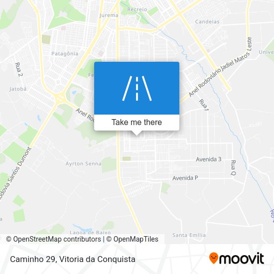 Caminho 29 map