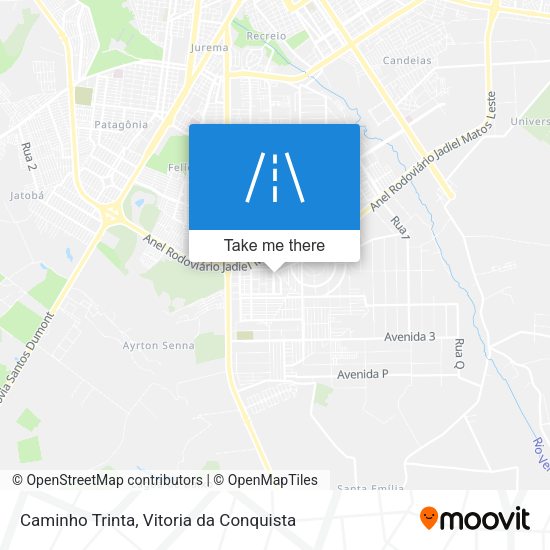 Caminho Trinta map
