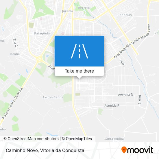 Caminho Nove map