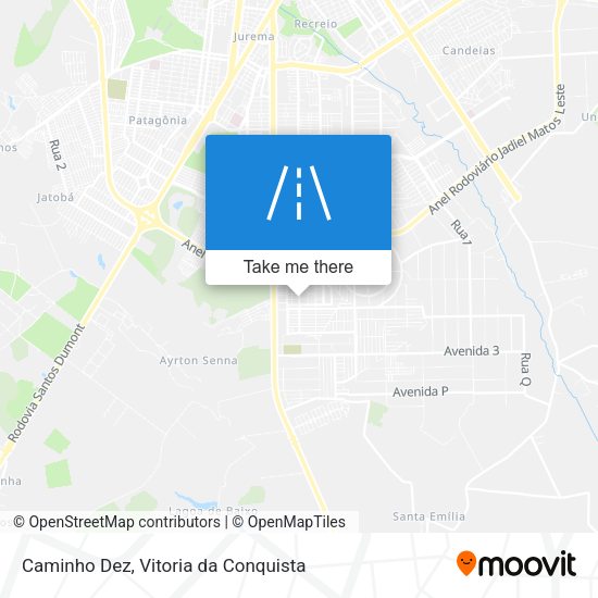 Caminho Dez map