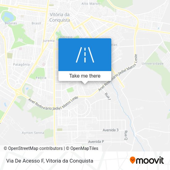 Via De Acesso F map
