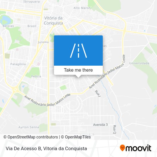 Via De Acesso B map