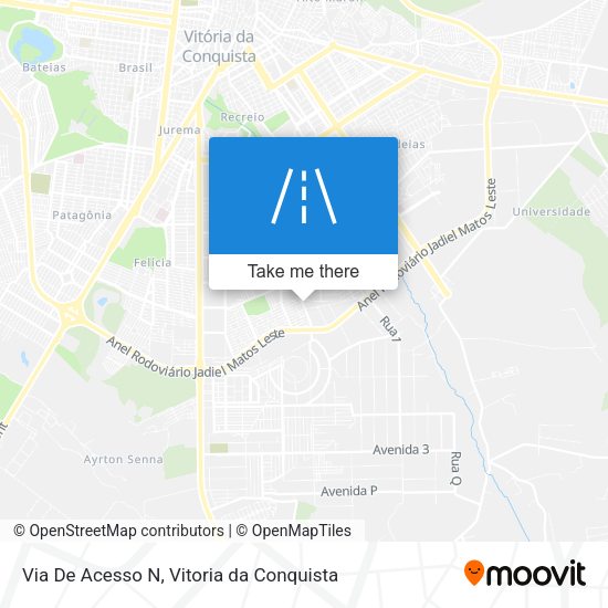 Via De Acesso N map