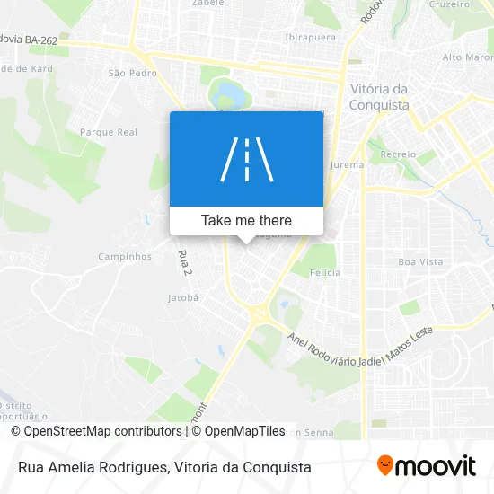 Rua Amelia Rodrigues map