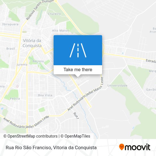 Rua Rio São Franciso map