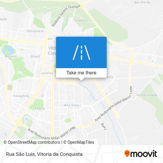 Rua São Luis map