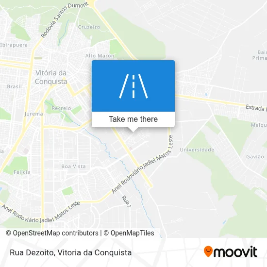 Rua Dezoito map