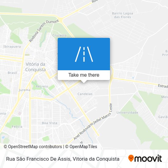 Rua São Francisco De Assis map