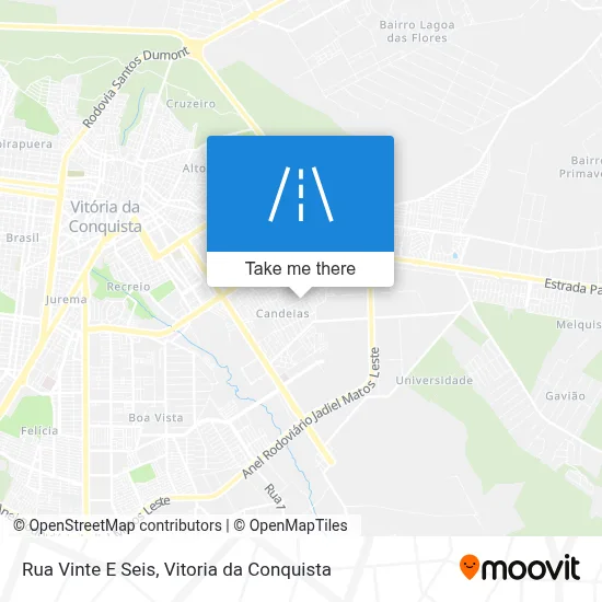 Rua Vinte E Seis map