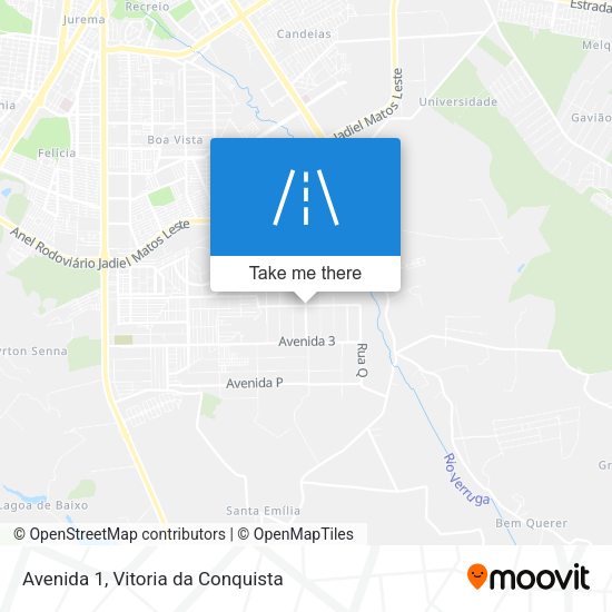 Avenida 1 map
