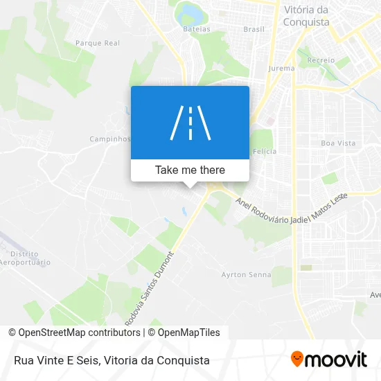 Rua Vinte E Seis map