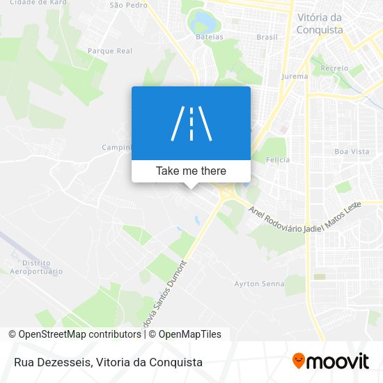 Rua Dezesseis map