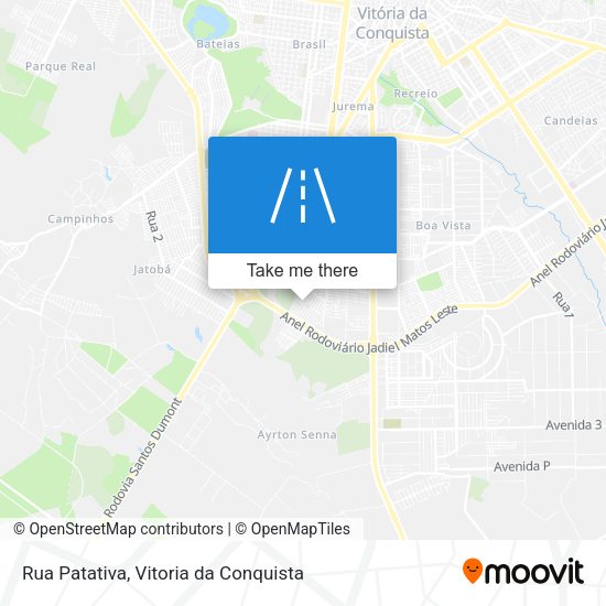 Rua Patativa map