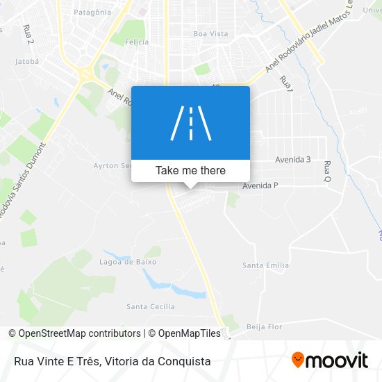 Rua Vinte E Três map