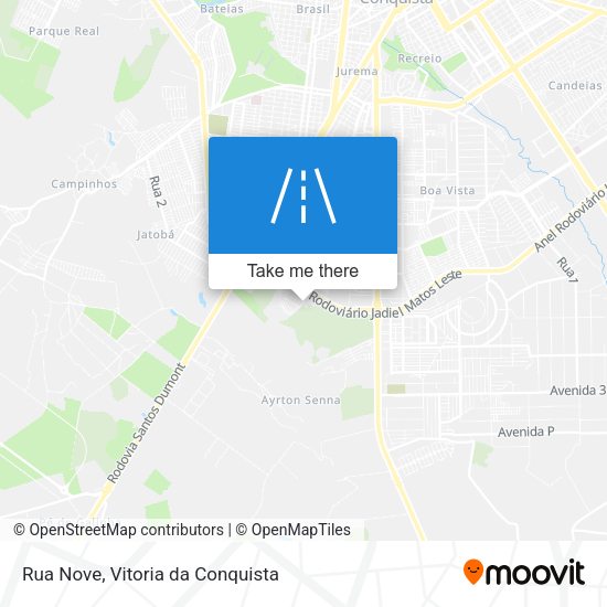 Rua Nove map
