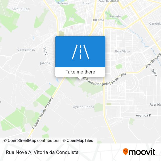 Rua Nove A map