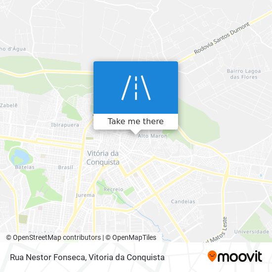 Mapa Rua Nestor Fonseca