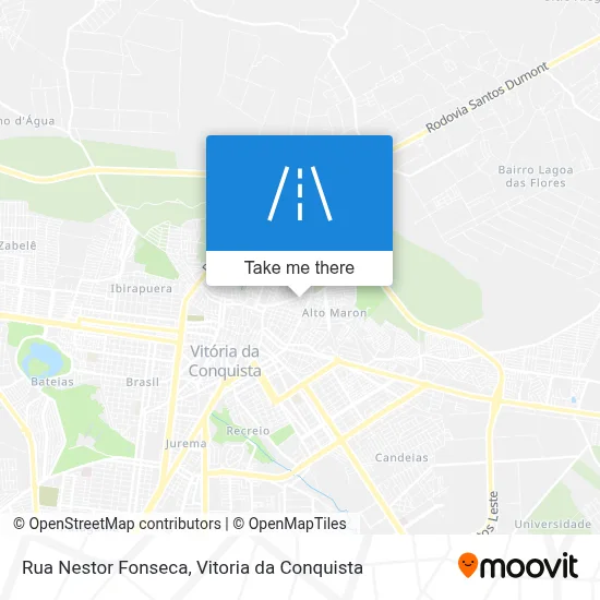 Rua Nestor Fonseca map
