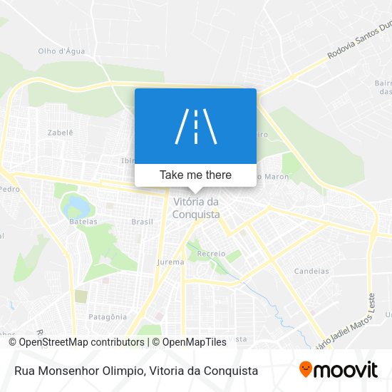 Rua Monsenhor Olimpio map