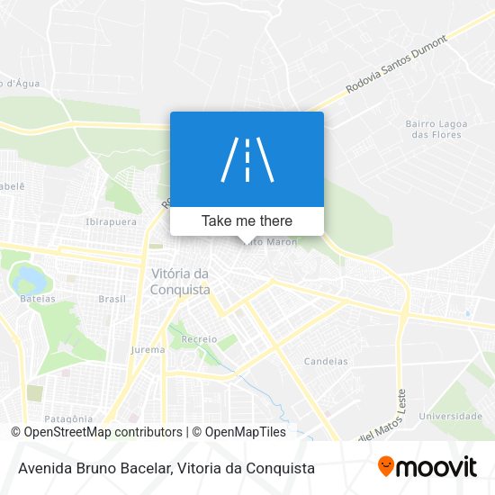 Avenida Bruno Bacelar map