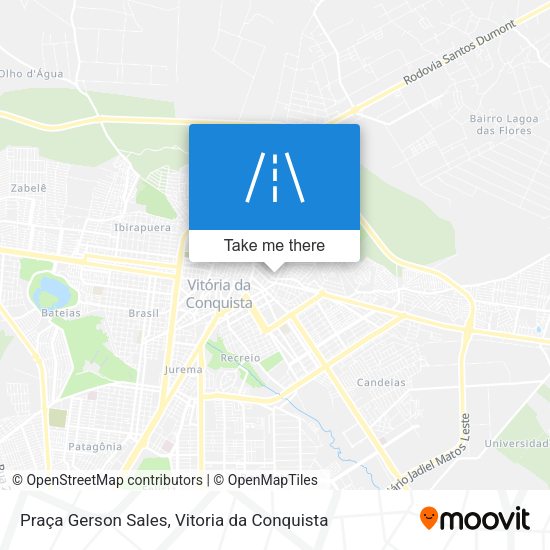 Praça Gerson Sales map