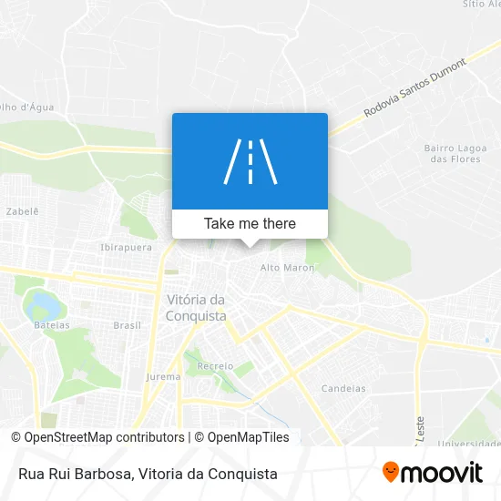 Rua Rui Barbosa map