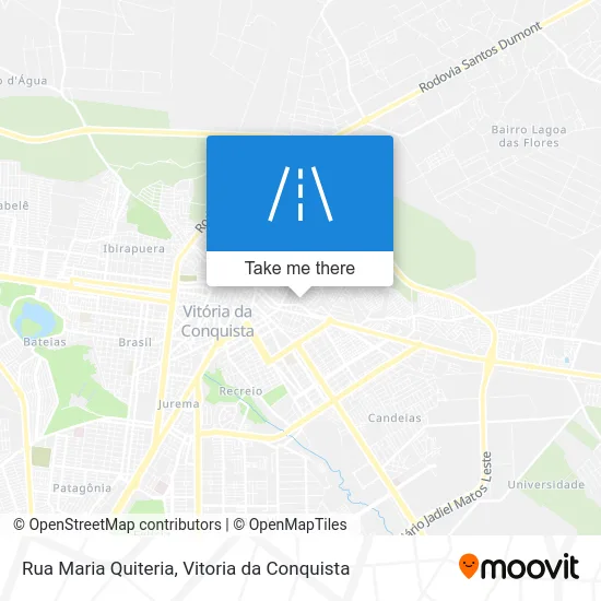 Rua Maria Quiteria map