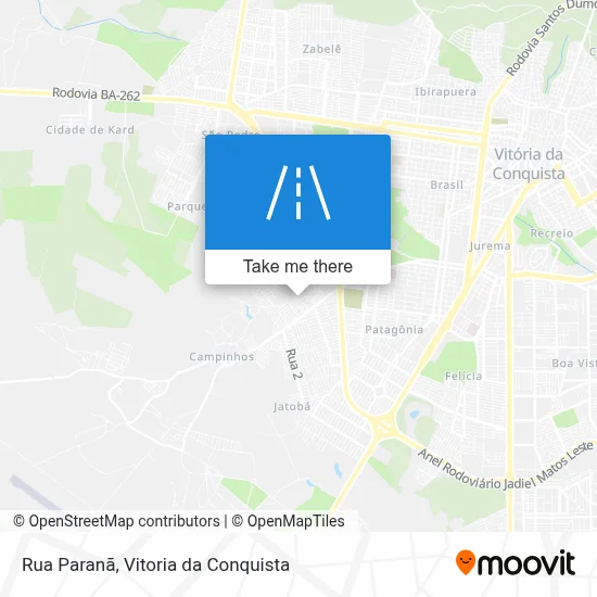 Rua Paranã map