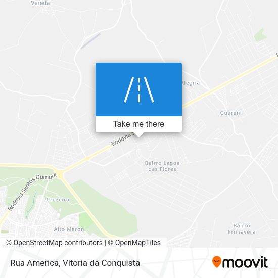 Rua America map