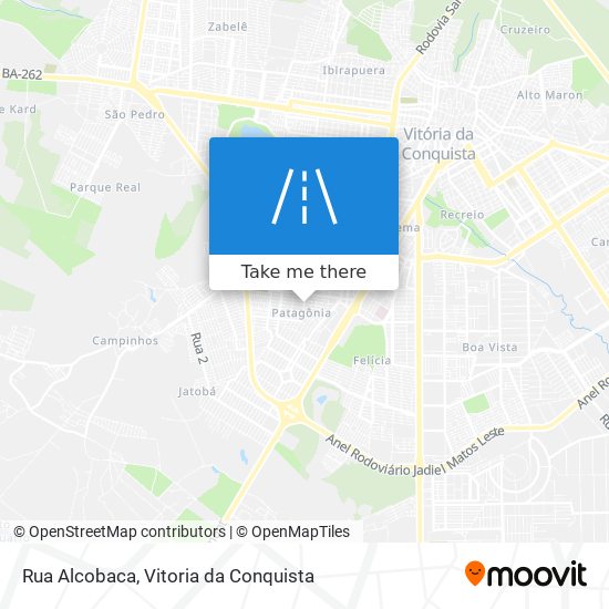 Rua Alcobaca map