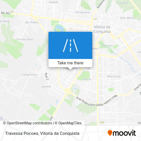 Travessa Pocoes map