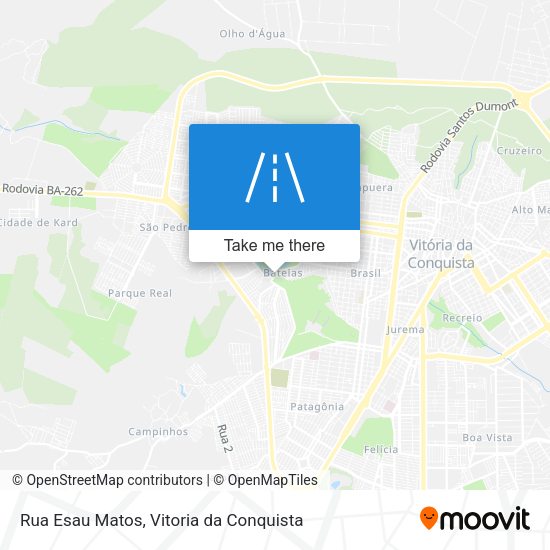Rua Esau Matos map