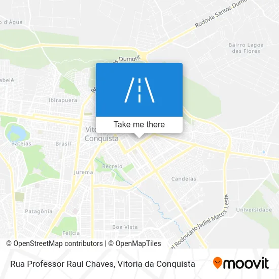 Rua Professor Raul Chaves map