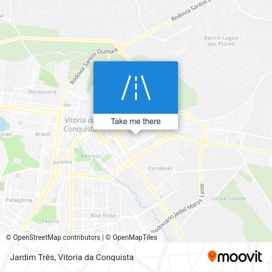 Jardim Três map