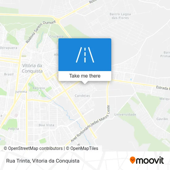 Rua Trinta map