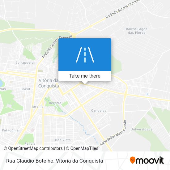 Rua Claudio Botelho map