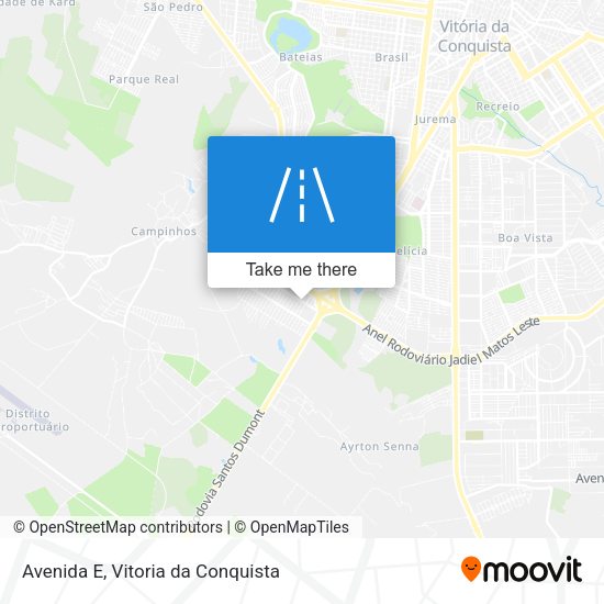 Avenida E map