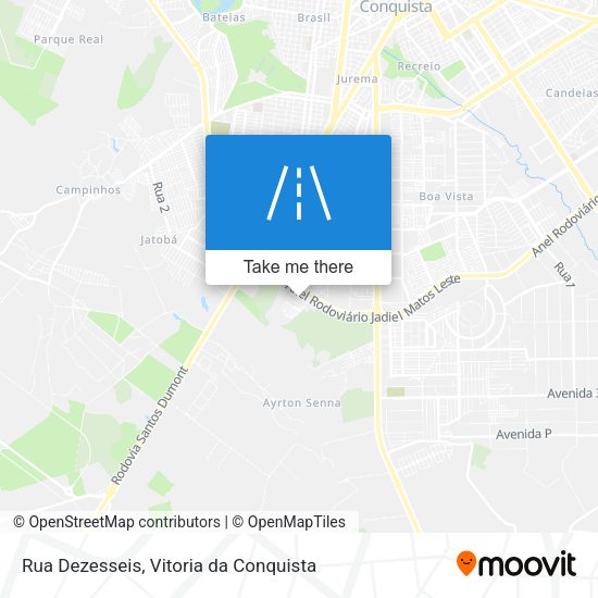 Rua Dezesseis map