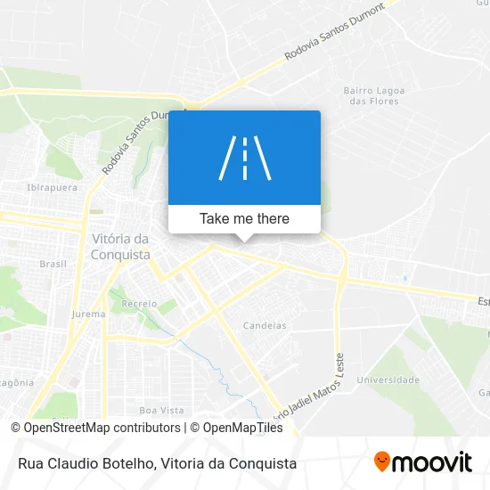 Rua Claudio Botelho map