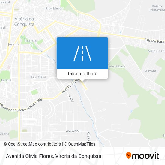 Avenida Olívia Flores map