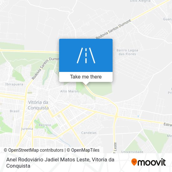 Anel Rodoviário Jadiel Matos Leste map